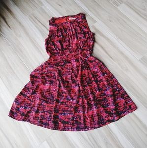 EUC Marc New York SZ 10 Red Purple Dress